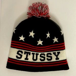 Stussy stars mens beanie hat OS